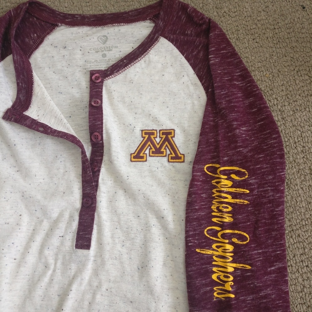 UMN Varsity Three-quarters sleeve t-shirt